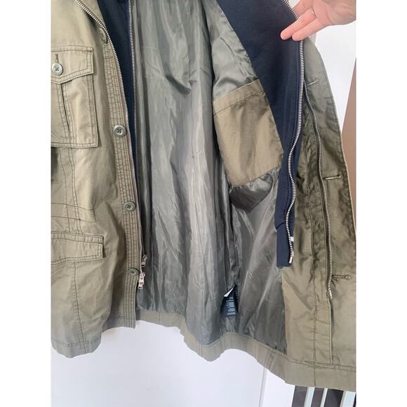 NWOT Tommy Hilfiger Military Utility Full Zip + Button Jacket - Picture 5 of 9